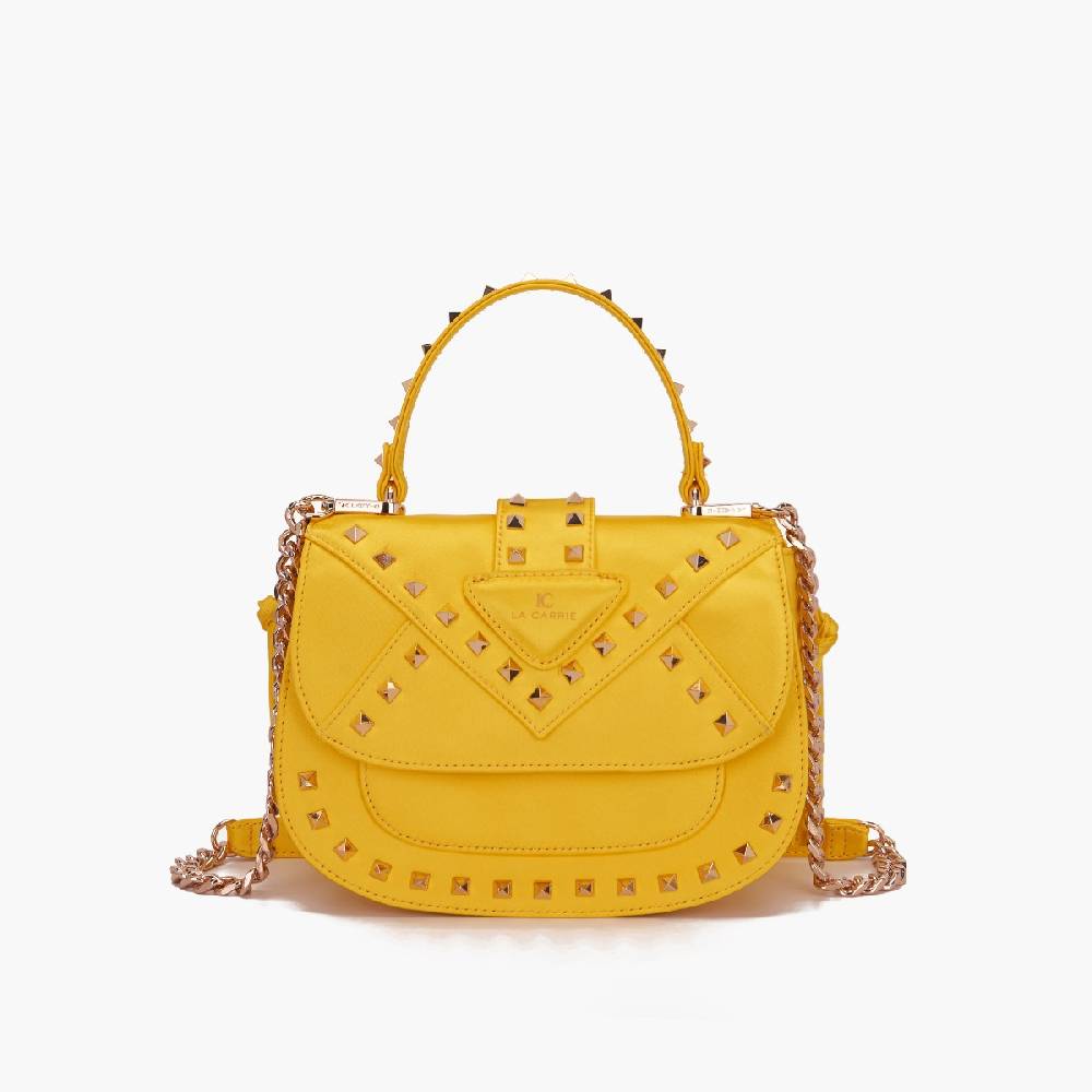 La Carrie BORSA A MANO THUNDER YELLOW Nuovo