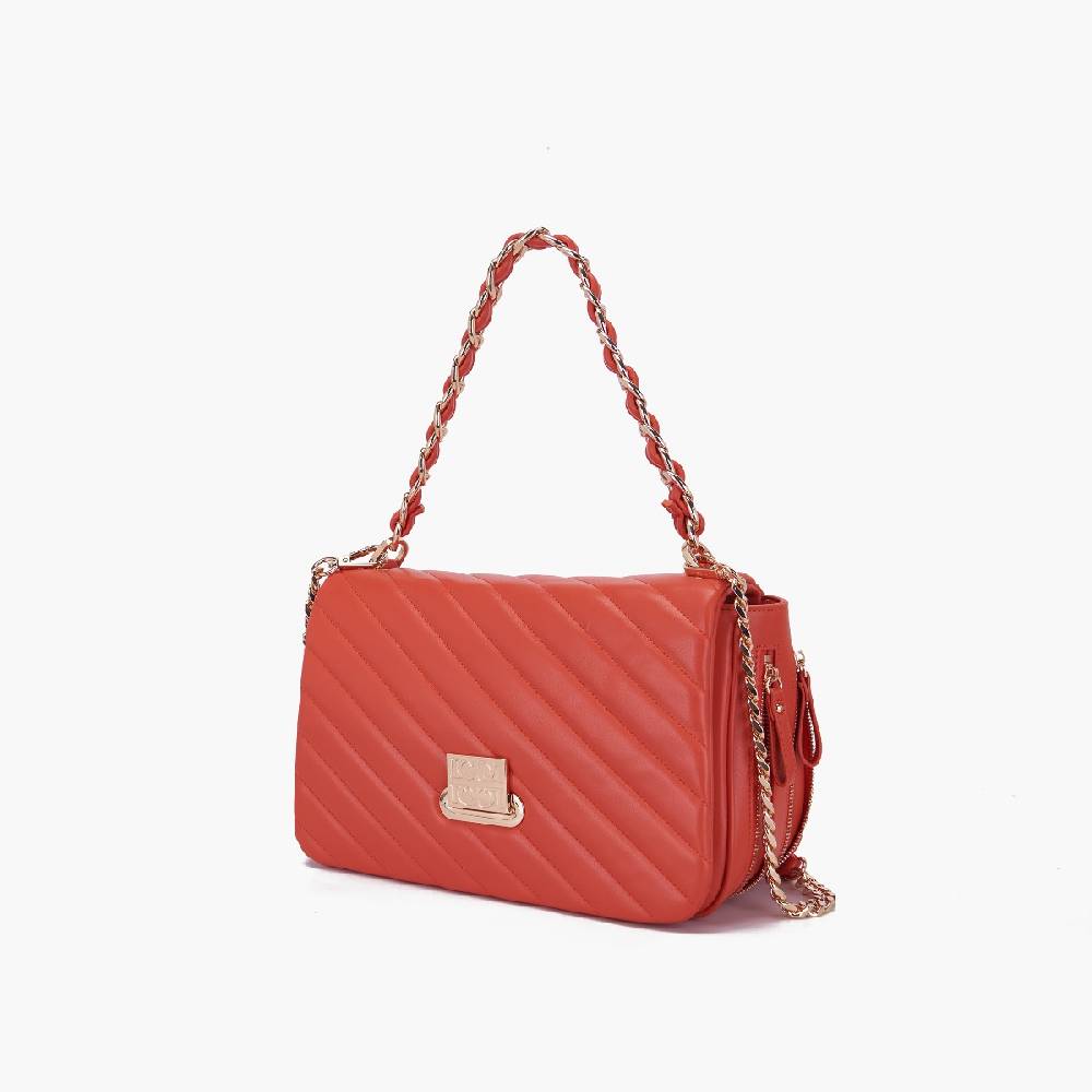 La Carrie BORSA A SPALLA TOUCHY ORANGE Soddisfazione Garantita