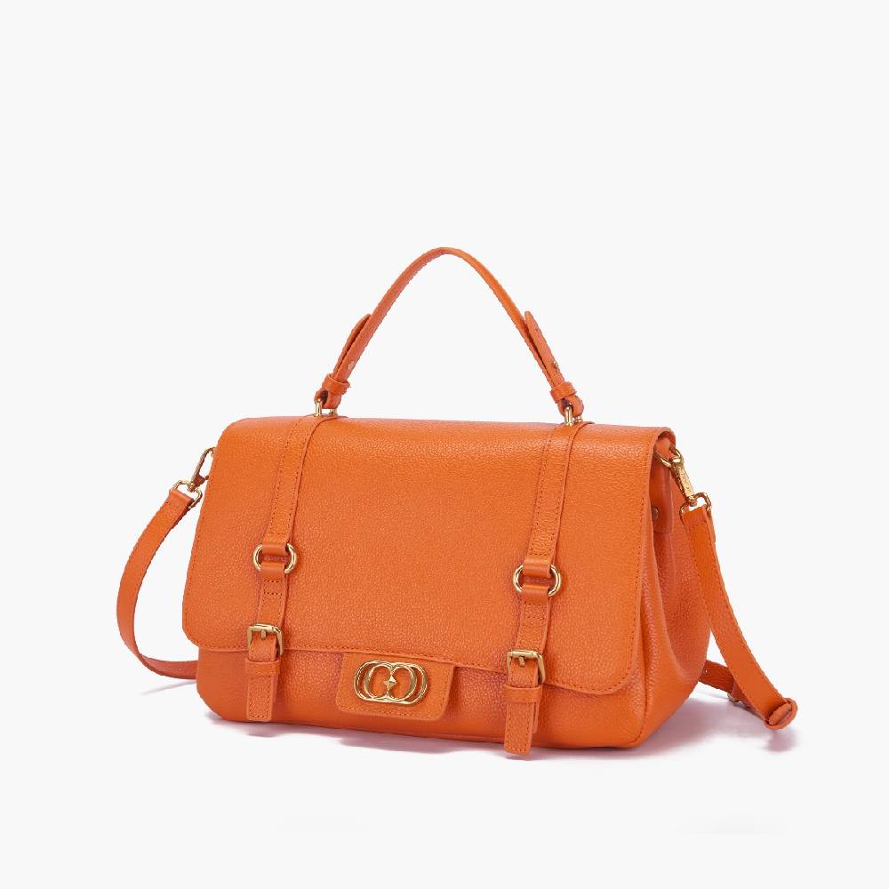 La Carrie BORSA SHOPPING ATENA ORANGE In Vendita