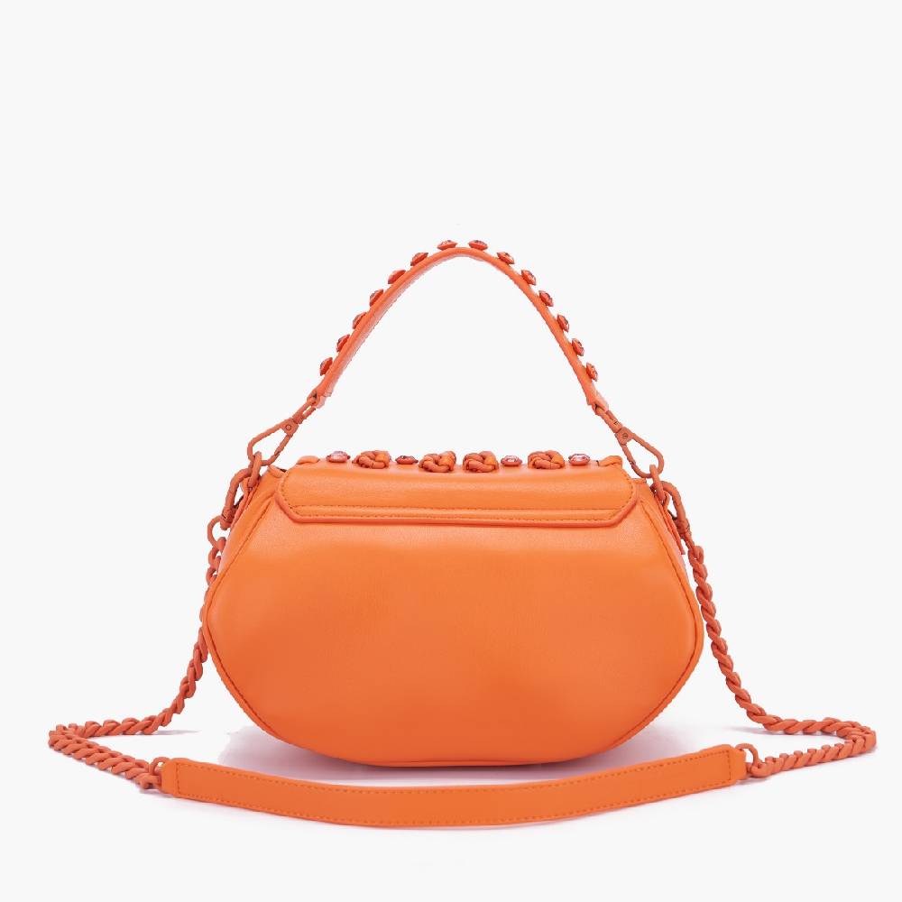 La Carrie BORSA A MANO ANDROMEDA ORANGE Pezzi Unici