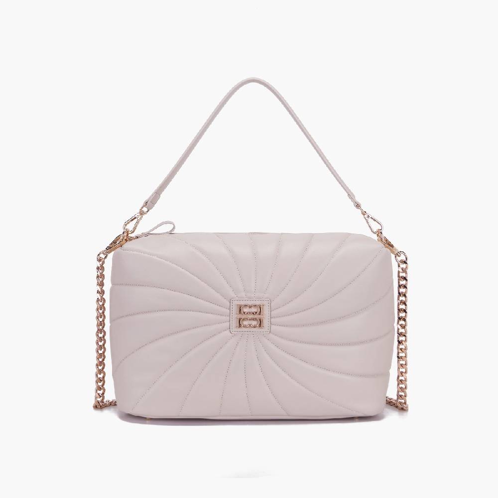 La Carrie BORSA A SPALLA OYSTER TAUPE Negozio