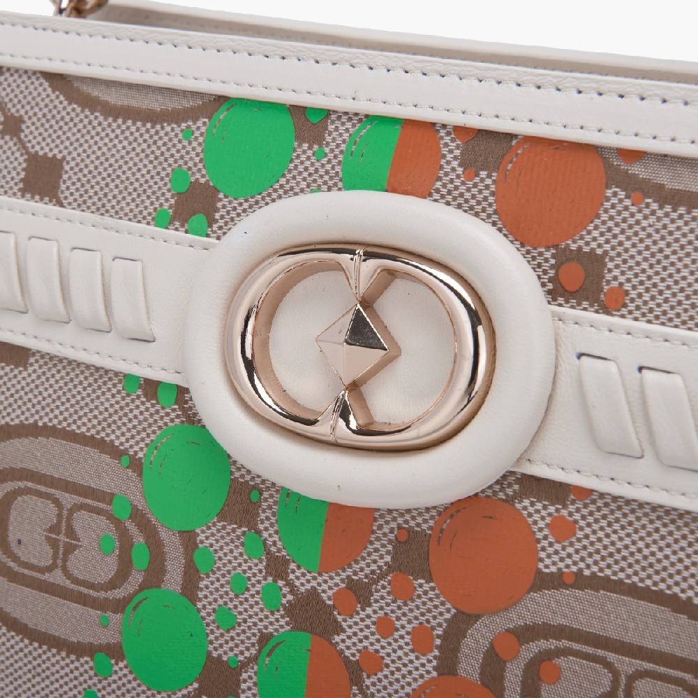 La Carrie BORSA SHOPPING MONOGRAM IVORY Novità