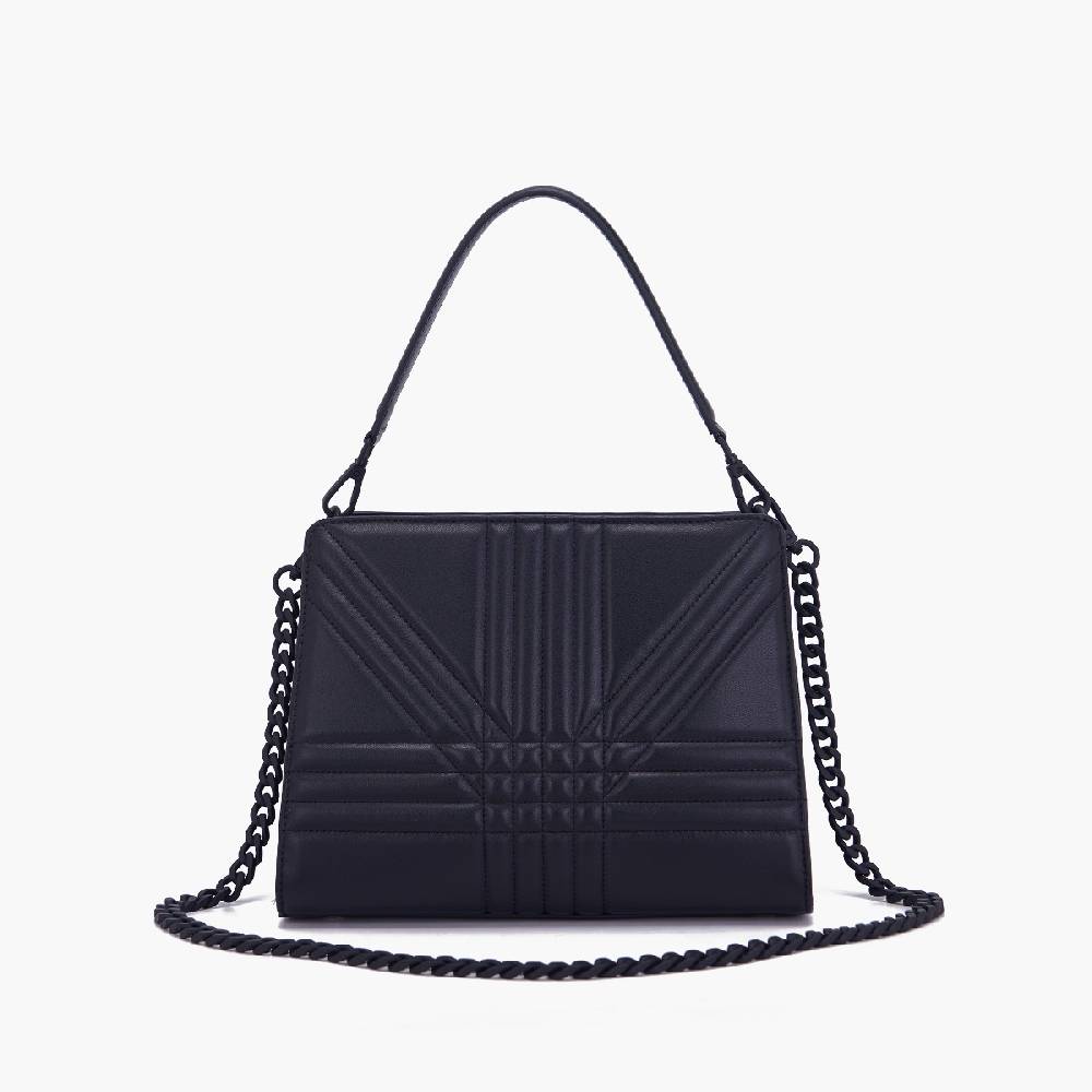 La Carrie BORSA SHOPPING GRATE NERA Presa