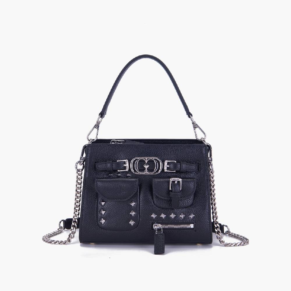 La Carrie BORSA SHOPPING ROCK NERA Economico