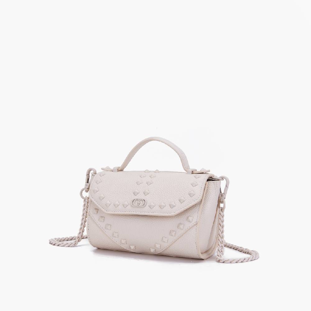 La Carrie MINI BORSA A MANO FRIVOLOUS IVORY Prezzo Ridotto
