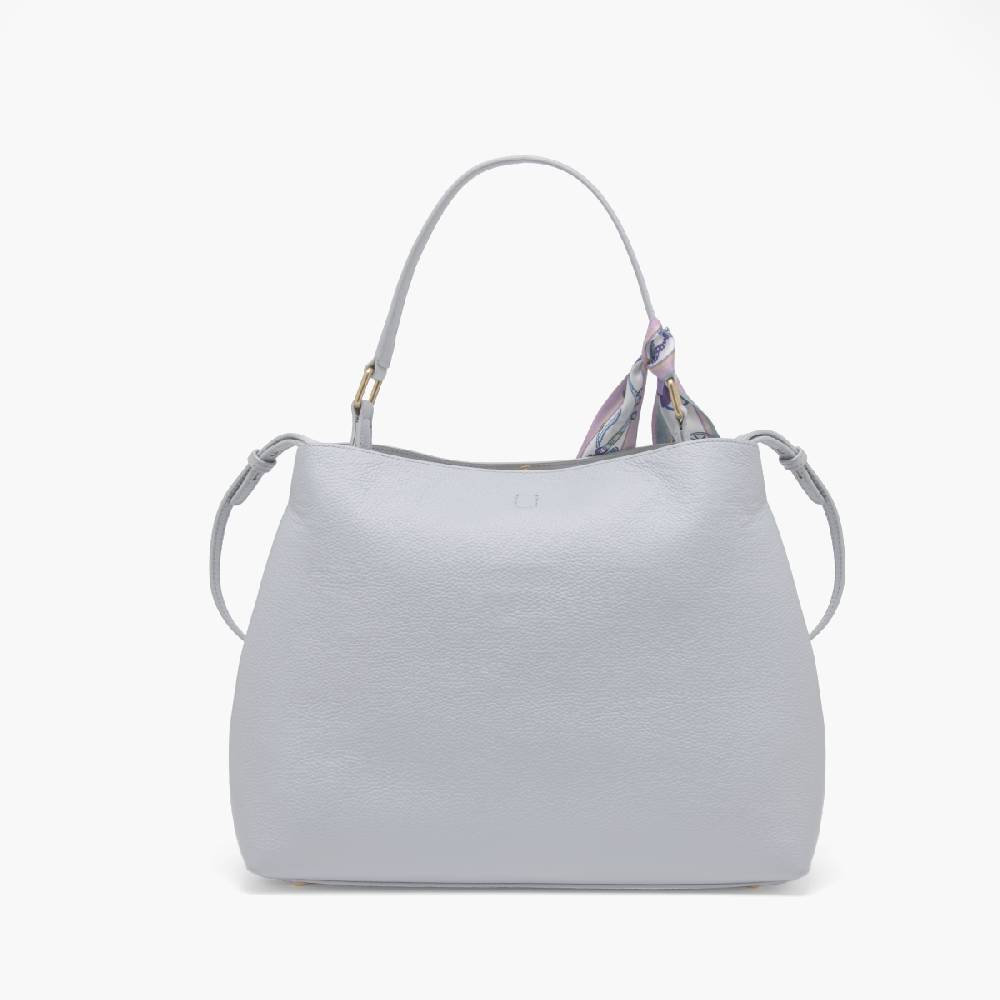La Carrie BORSA SHOPPING DRILLED SKY Soddisfazione Garantita