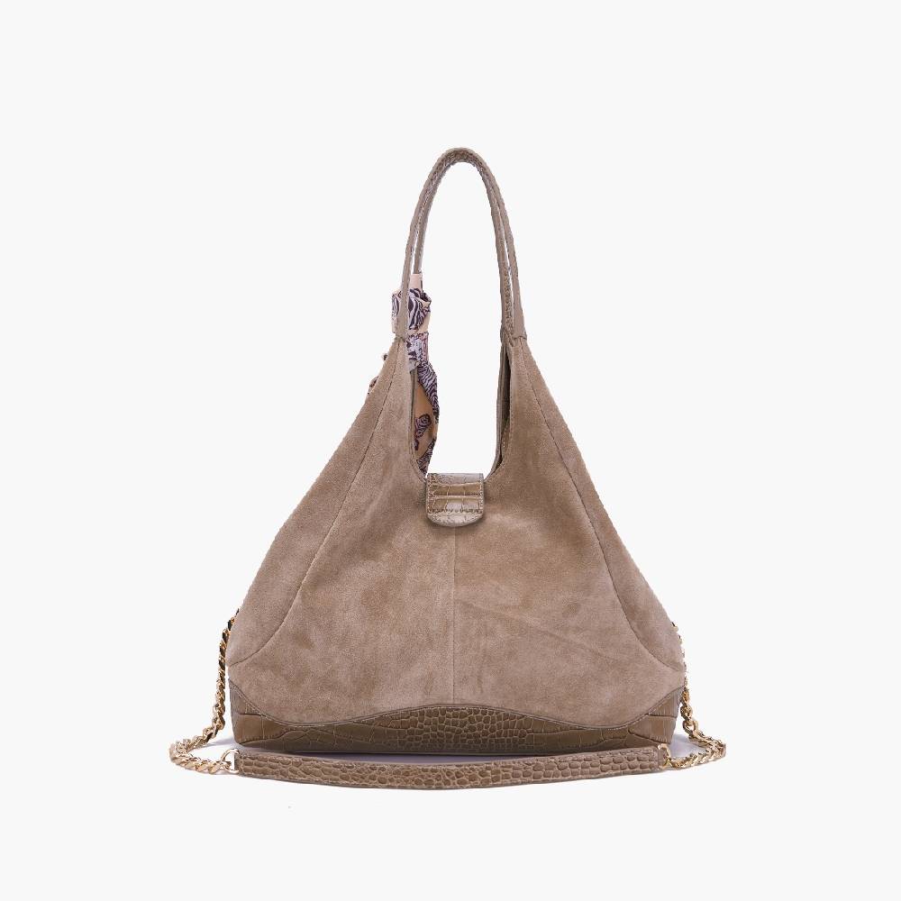 La Carrie BORSA SHOPPING TEMPEST TAUPE Acquista Ora