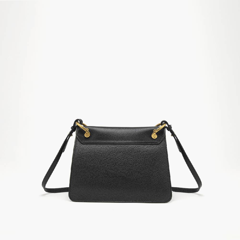 La Carrie BORSA A SPALLA DRILLED NERA Novità