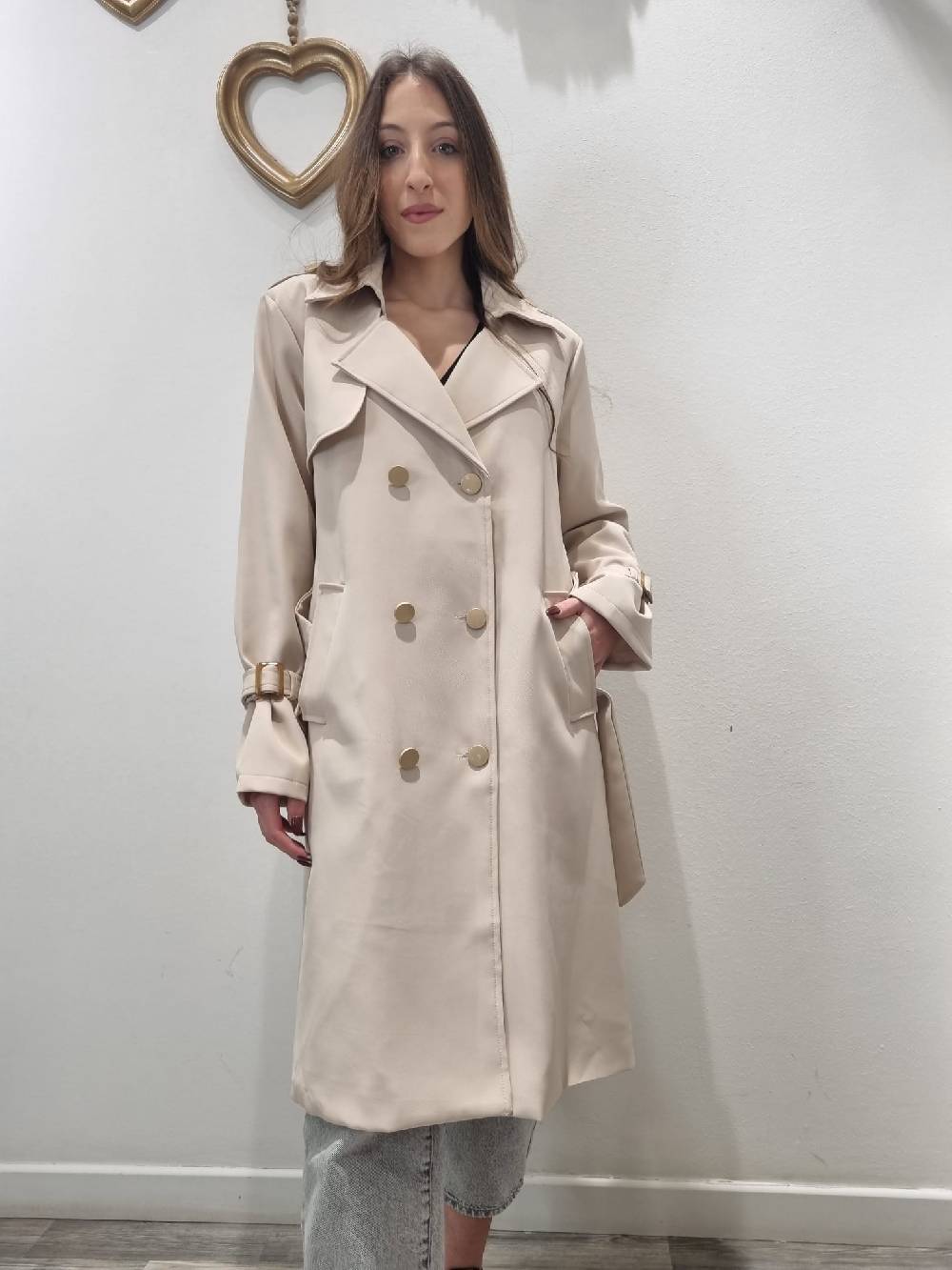 Le Chicche Trench Lungo In Linea