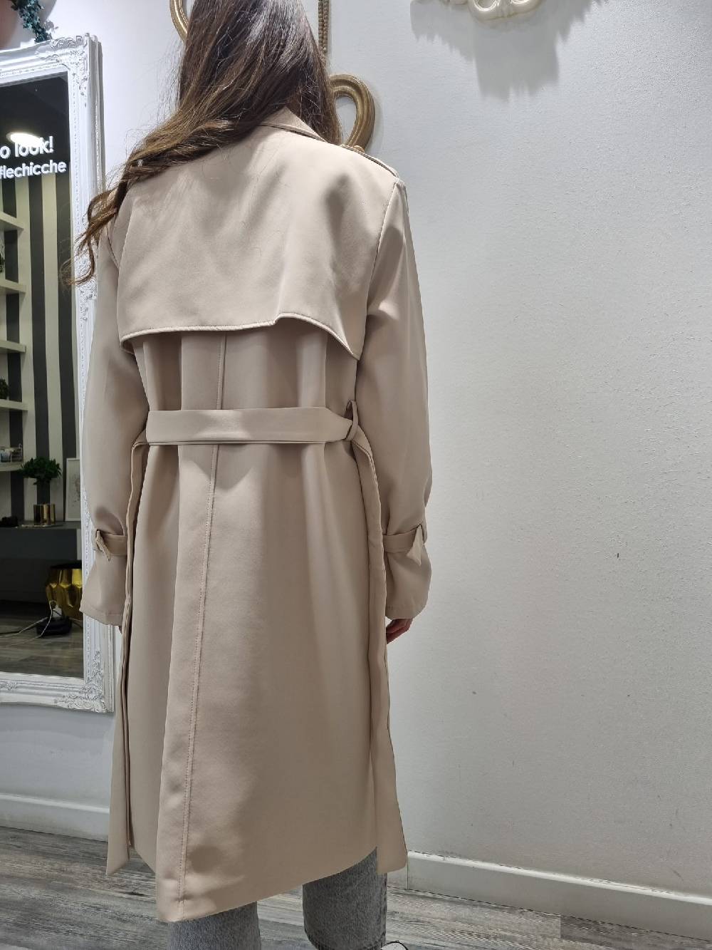 Le Chicche Trench Lungo In Linea