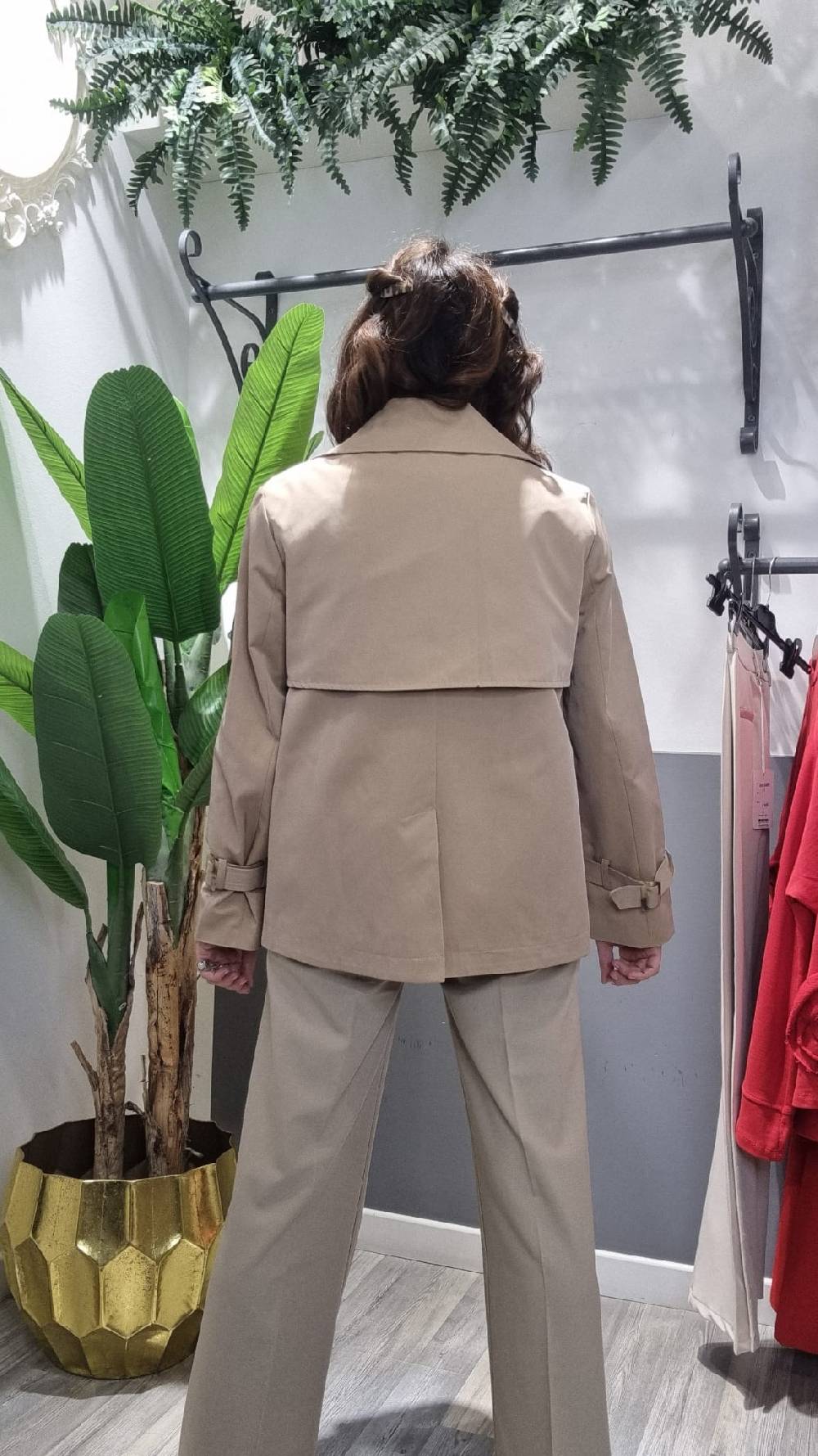 Le Chicche Trench Midi Biscotto Nuovo