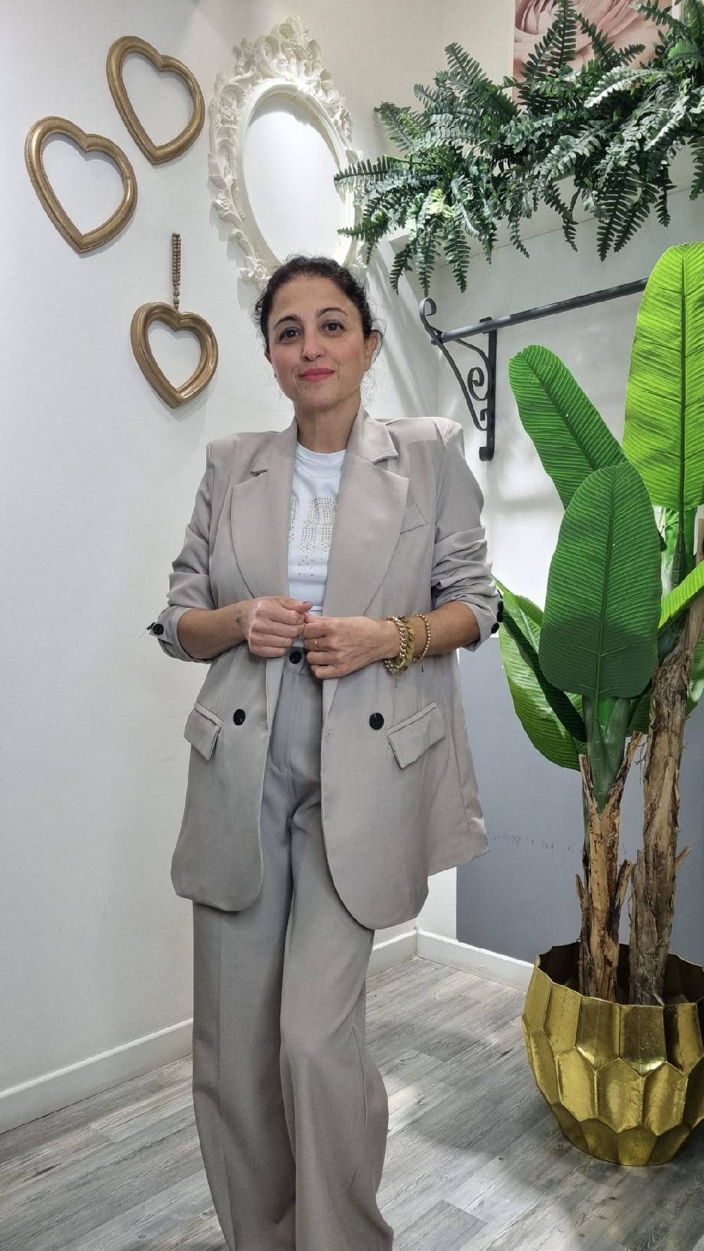 Le Chicche Tailleur Sabbia Giacca Affare Del Giorno