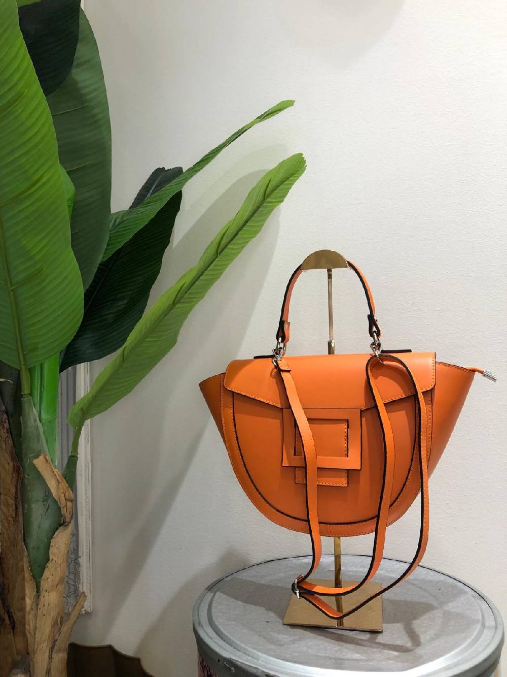 Le Chicche Borsa Mezza Luna Pelle Vendita Calda