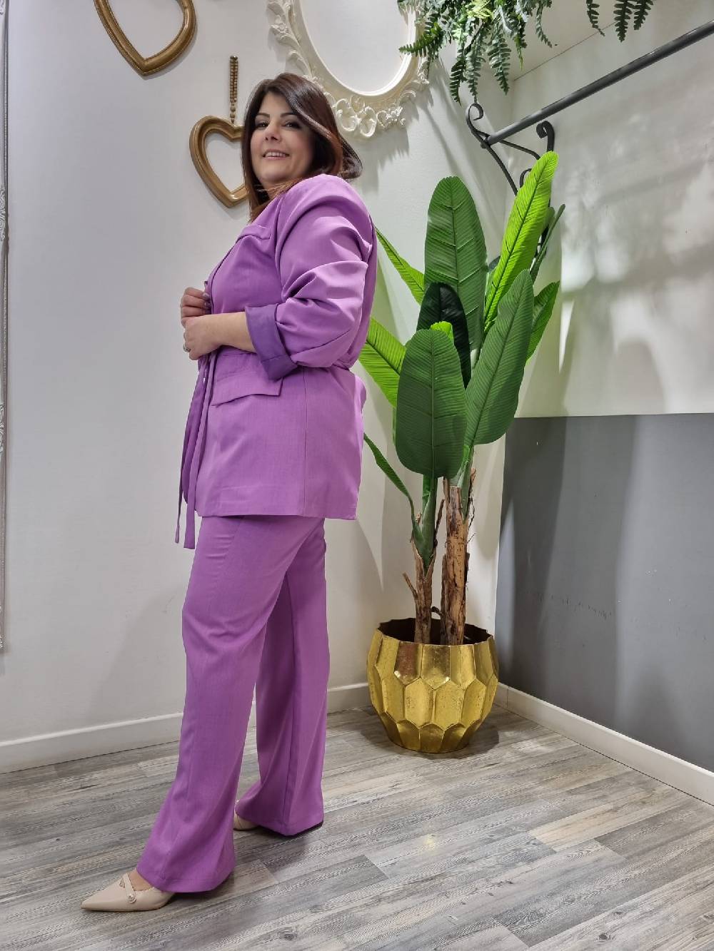 Le Chicche Tailleur Lilla Curvy Giacca 2025