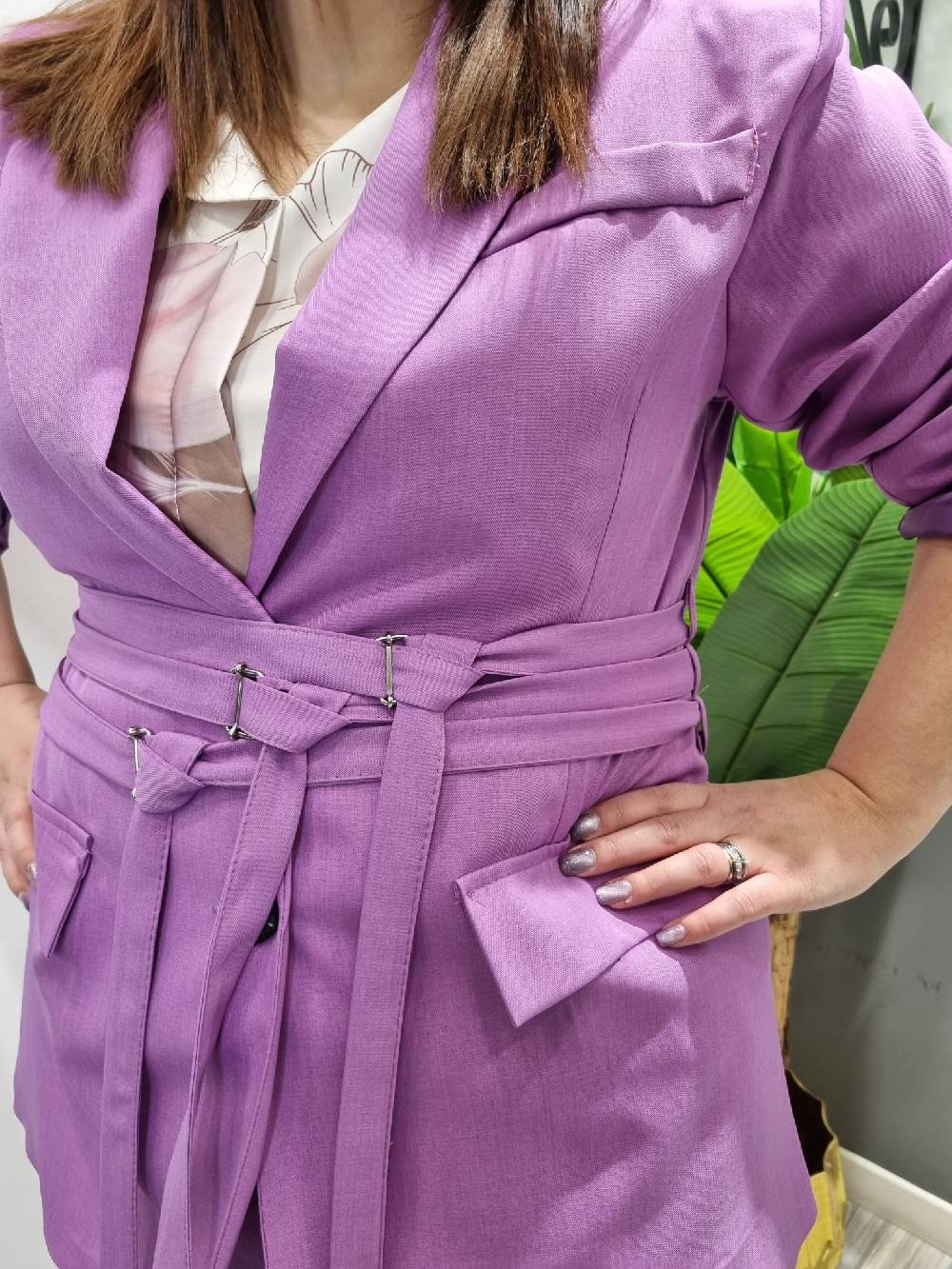 Le Chicche Tailleur Lilla Curvy Giacca 2025