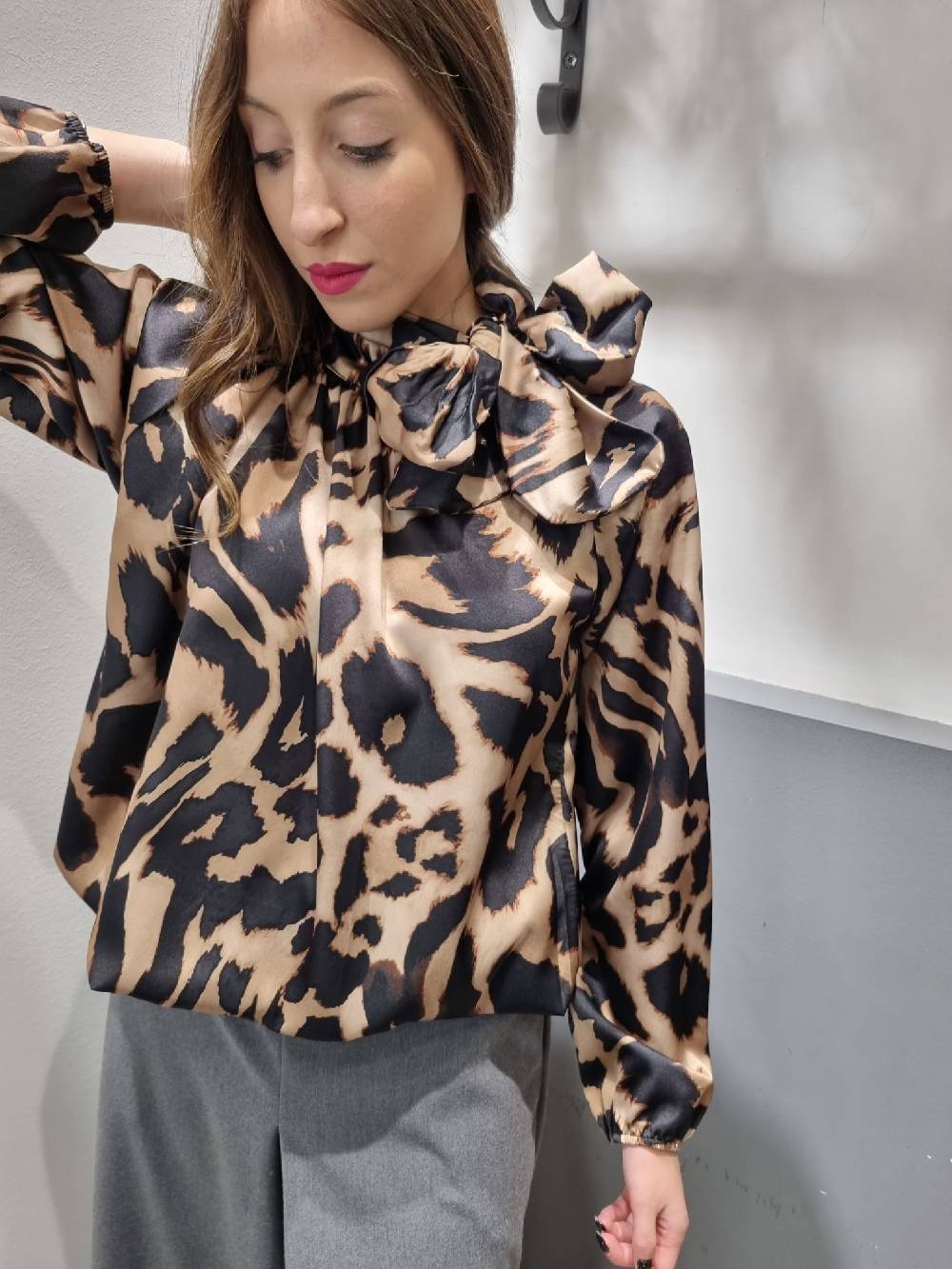 Le Chicche Blusa Fiocco Fantasia Qualità