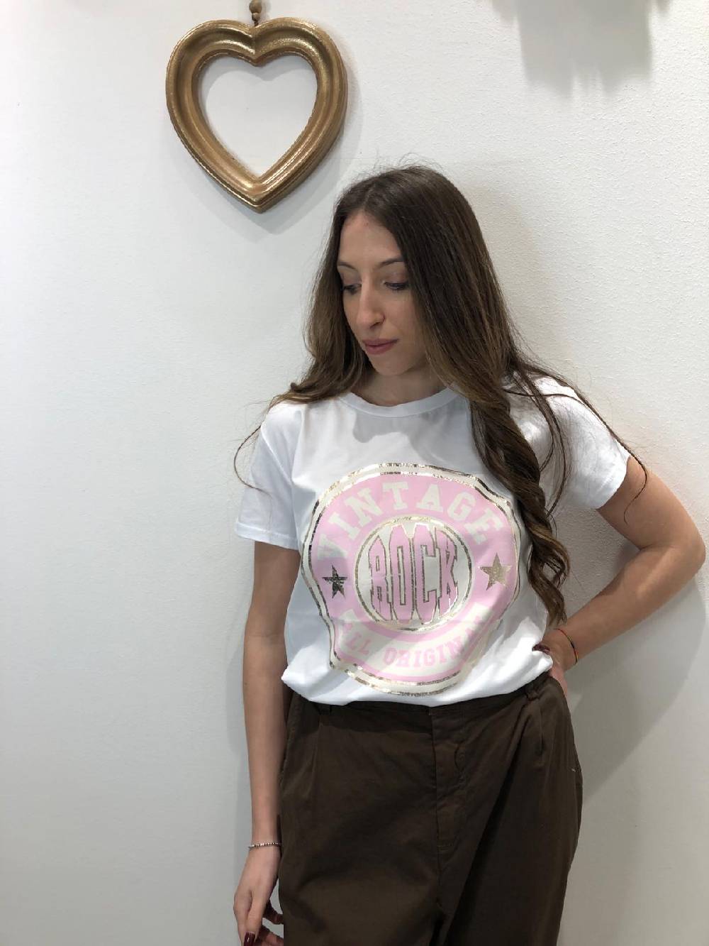 Le Chicche T-shirt Vintage Rock Sconto