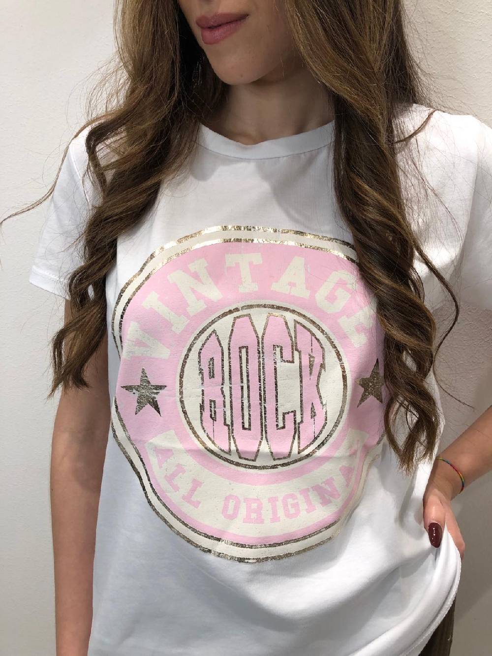 Le Chicche T-shirt Vintage Rock Sconto