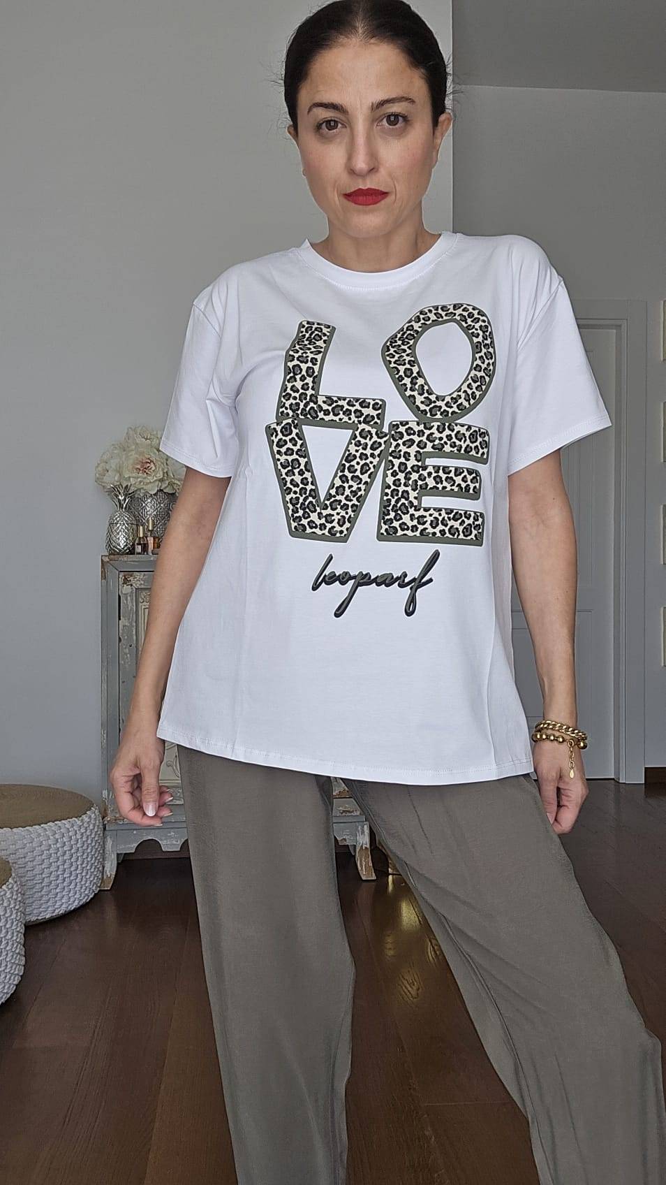 Le Chicche T-shirt Love Maculato Negozio