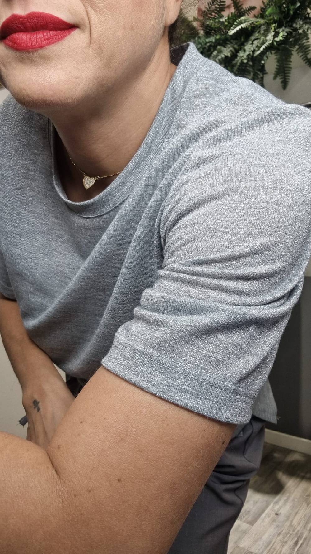 Le Chicche T-shirt Lurex 951 In Saldo