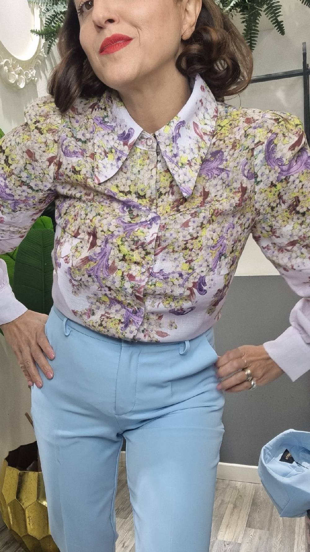 Le Chicche Camicia Flowers Offerta