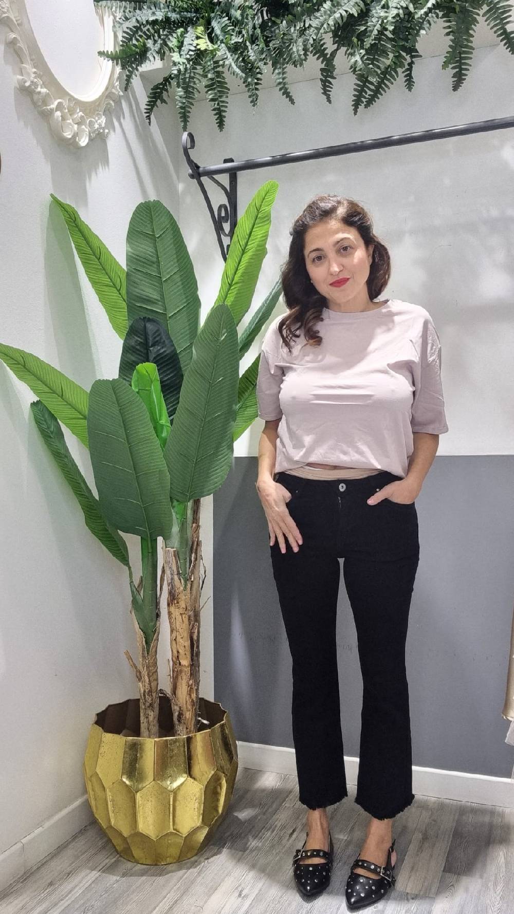 Le Chicche T-shirt Basic Over Vendita Calda