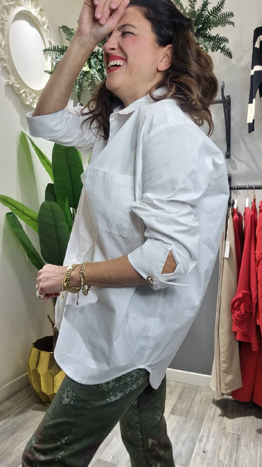 Le Chicche Camicia Oversize Cotone Nuova