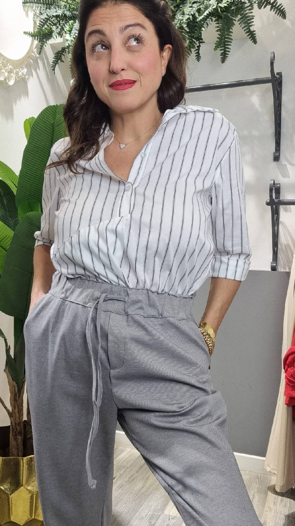 Le Chicche Slouchy Grigio Vendita