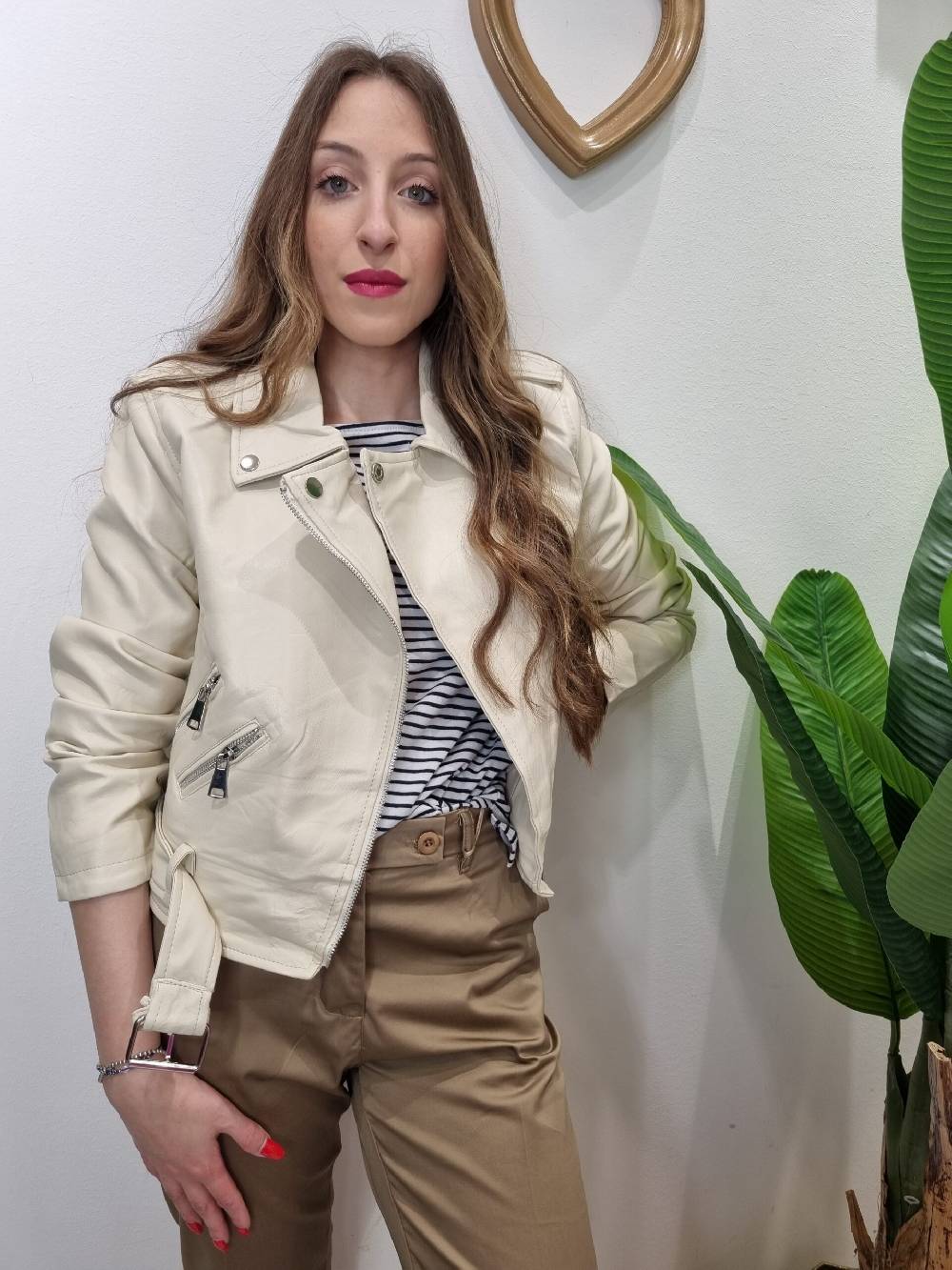 Le Chicche Chiodo Ecopelle Presa