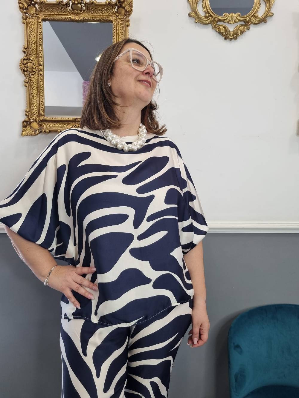 Le Chicche Coordinato Blusa 855 Vendita Economica
