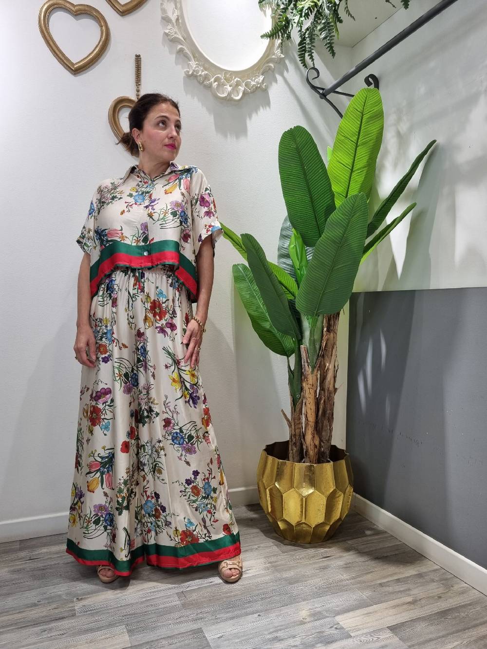 Le Chicche Coordinato Flora Camicia Vendite Flash