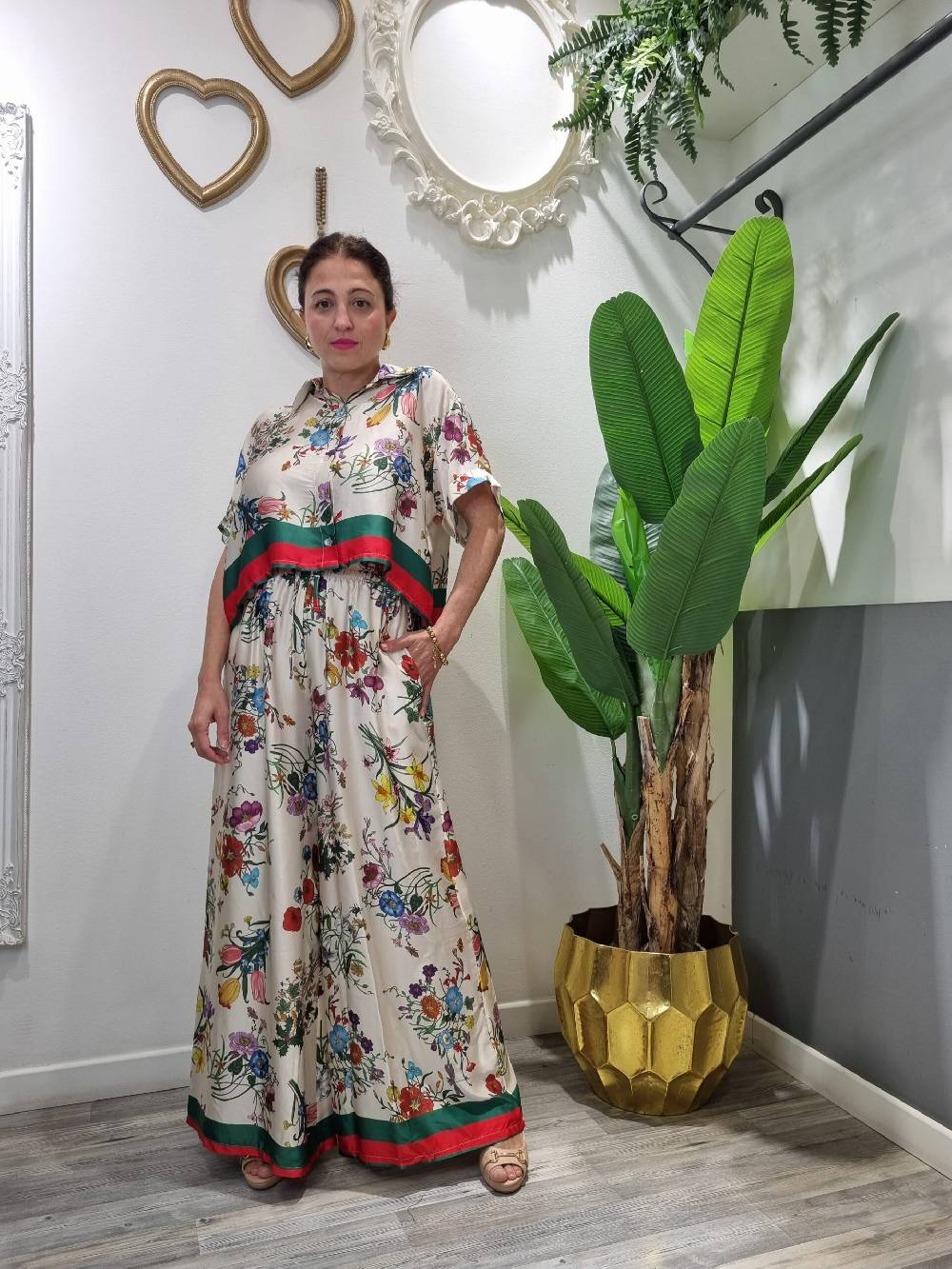Le Chicche Coordinato Flora Pantalone Negozio