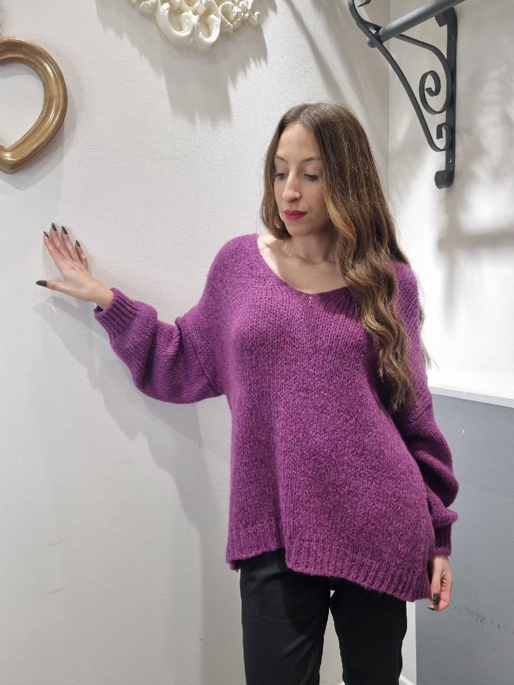 Le Chicche Pullover Catena Over Soddisfazione Garantita