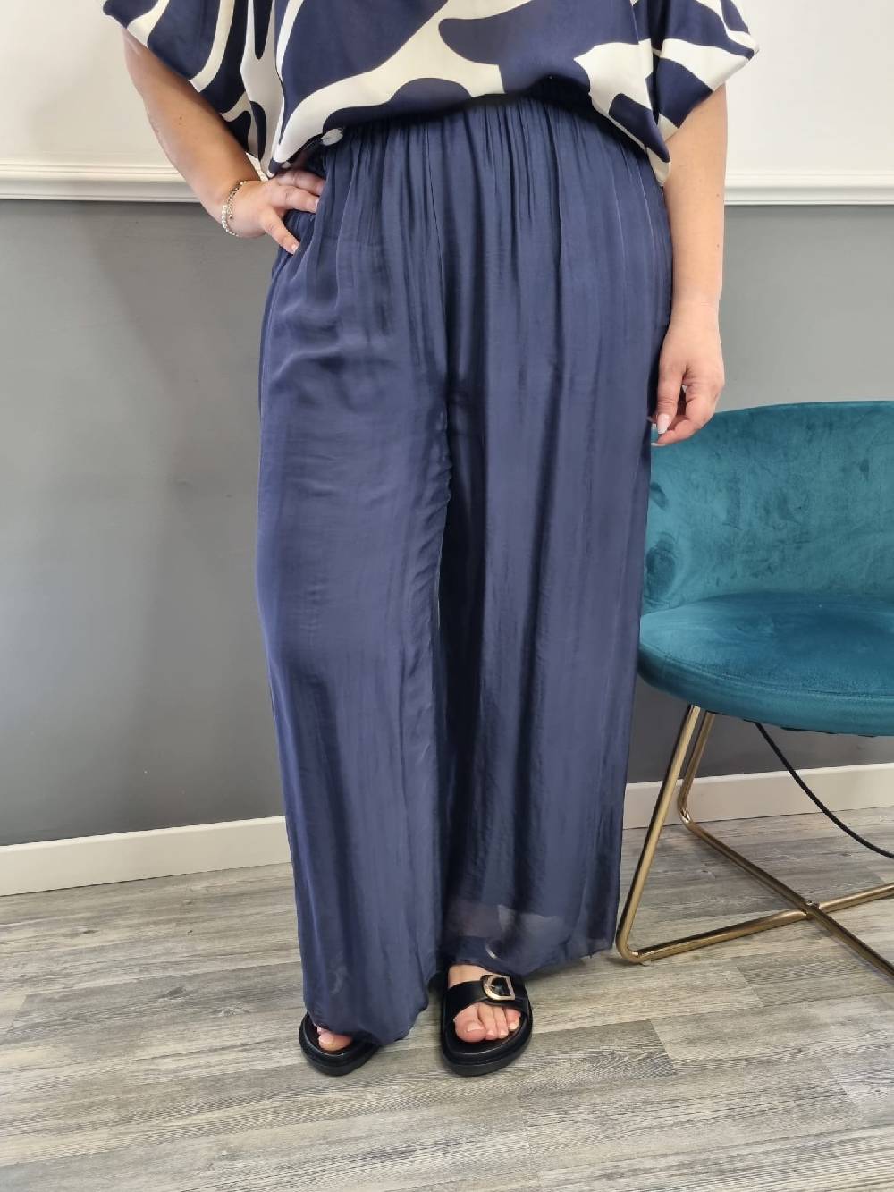 Le Chicche Pantalone Viscosa/Seta Vendita Economica