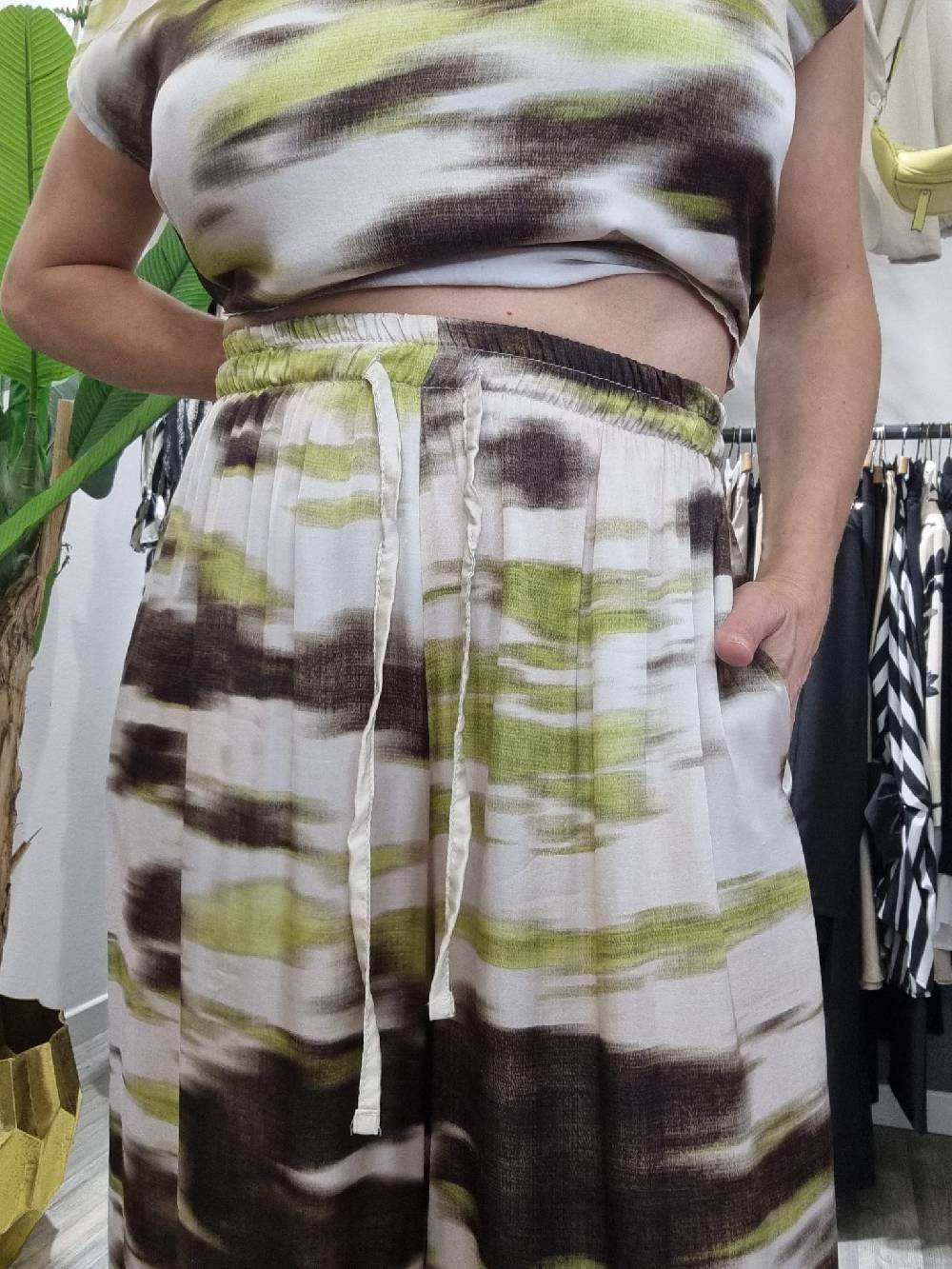 Le Chicche Coordset Viscosa Pantalone Pezzi Unici