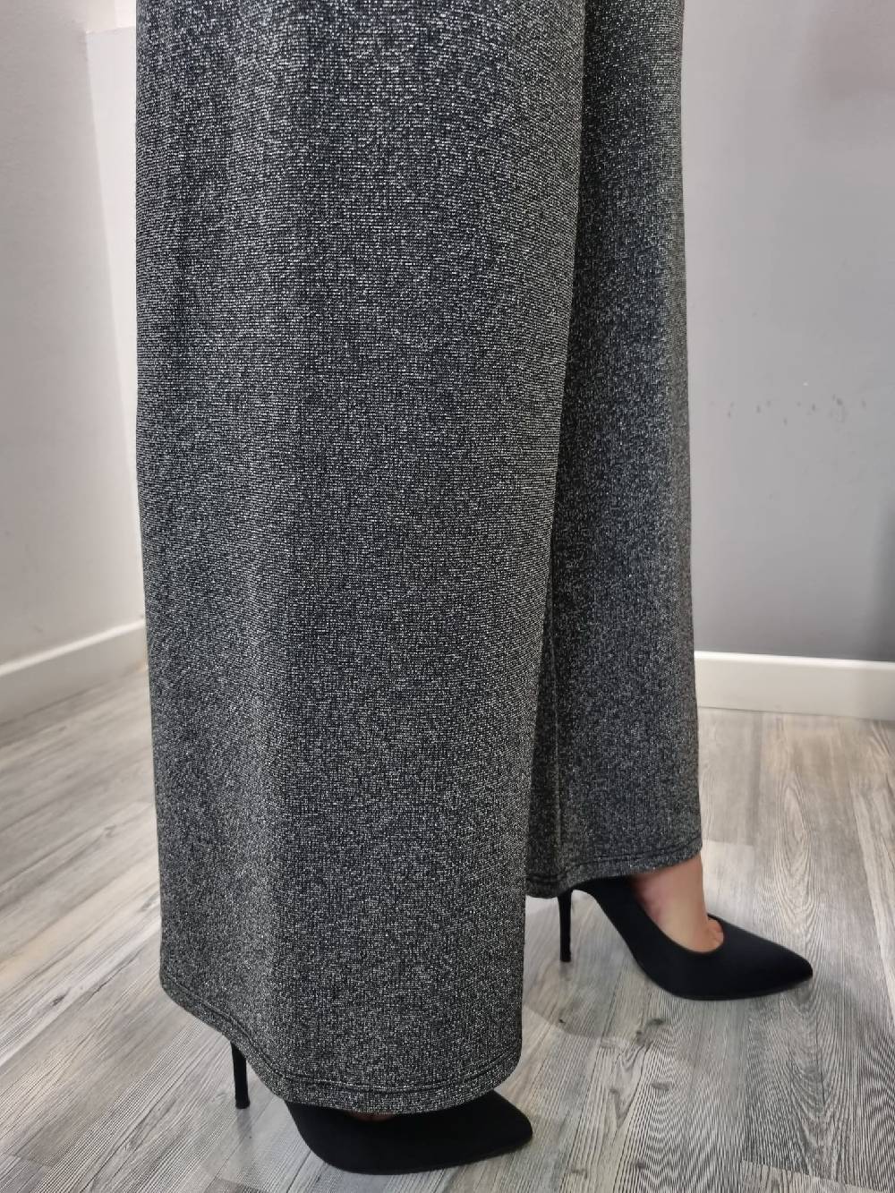 Le Chicche Pantalone Lurex Silver Nuova