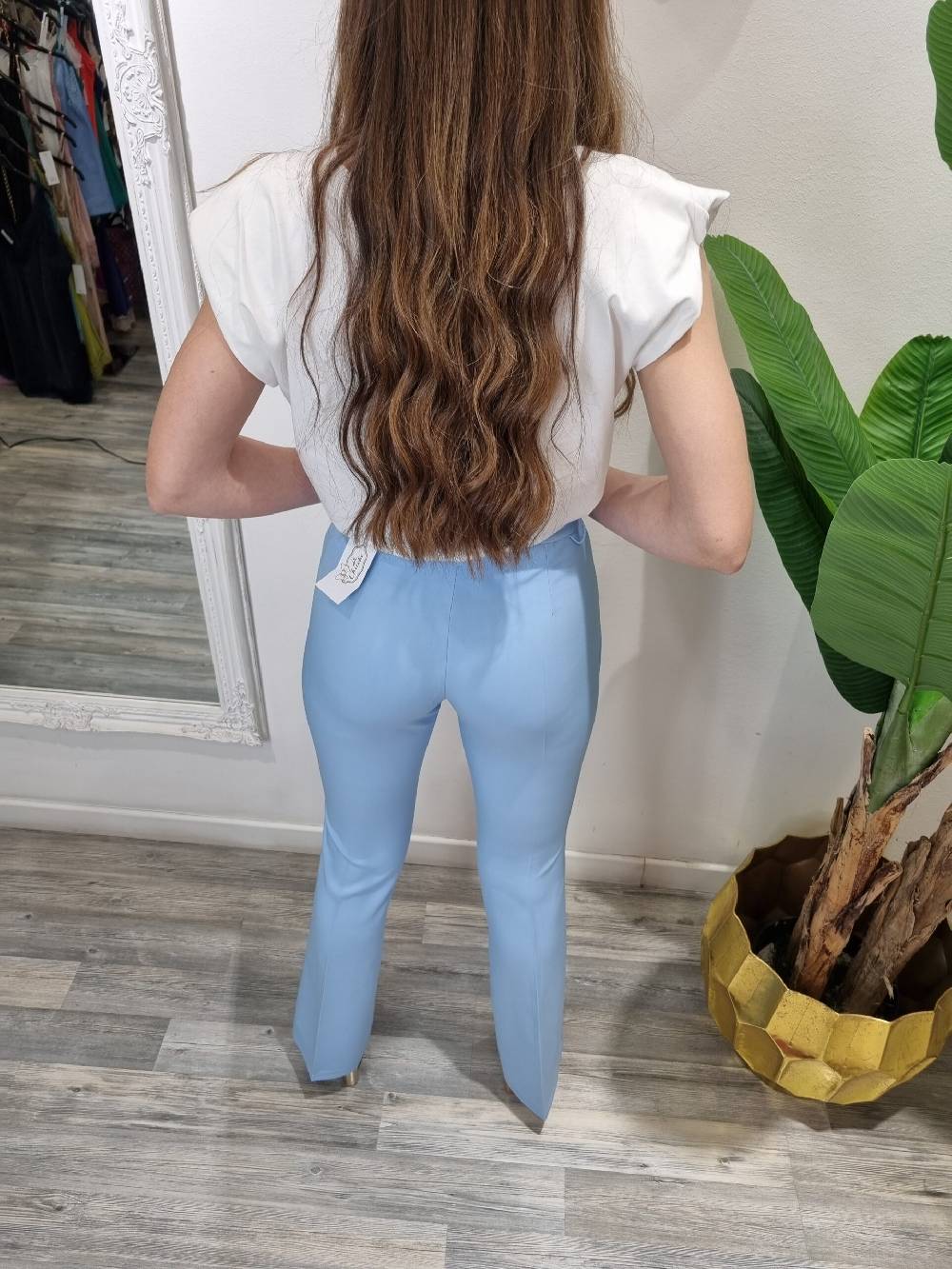 Le Chicche Pantalone Azzurro Cielo Convenienza
