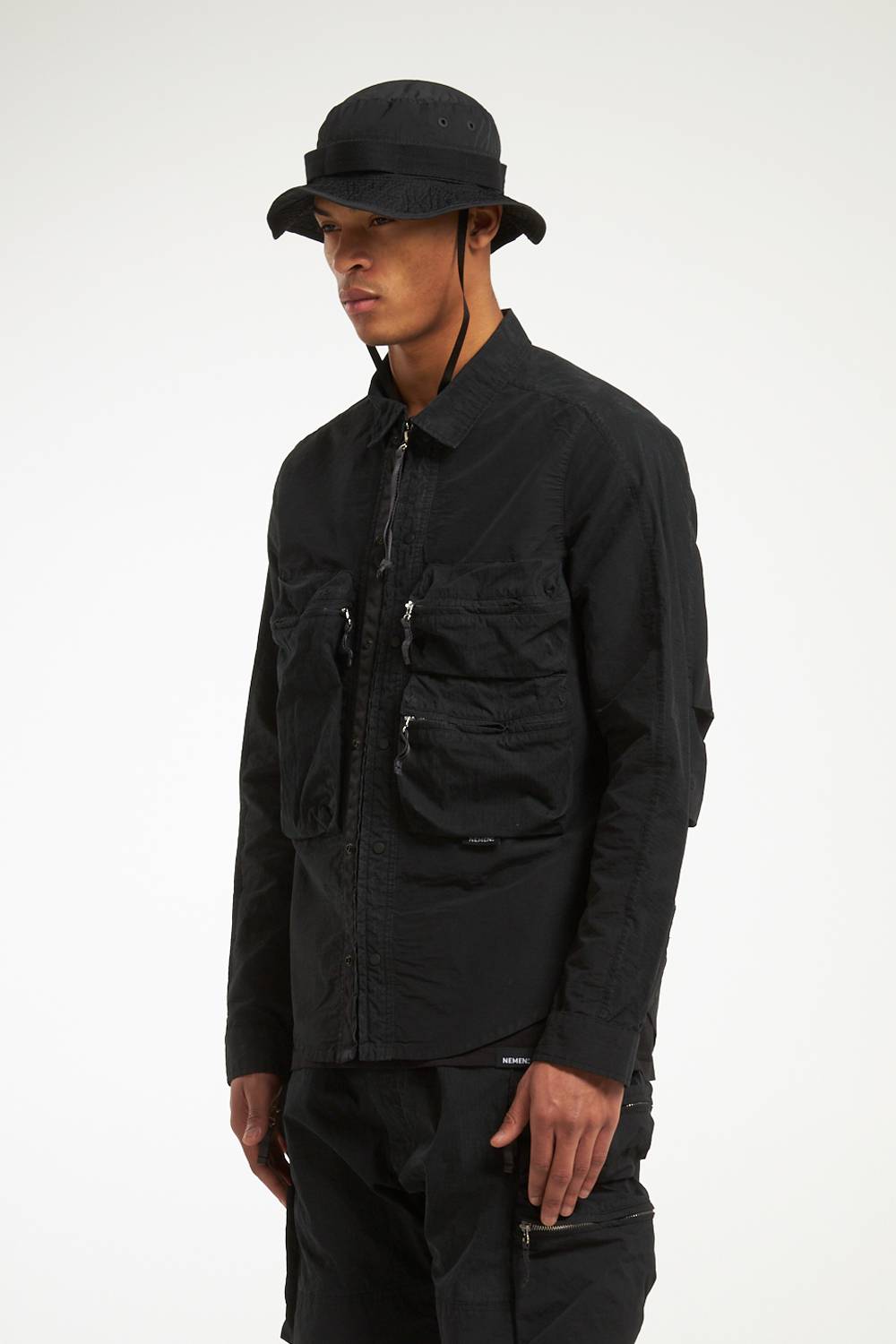 NemeN NMN_E23225/1_111 [TATS ZIPPED PARACHUTE OVERSHIRT] Negozi Online