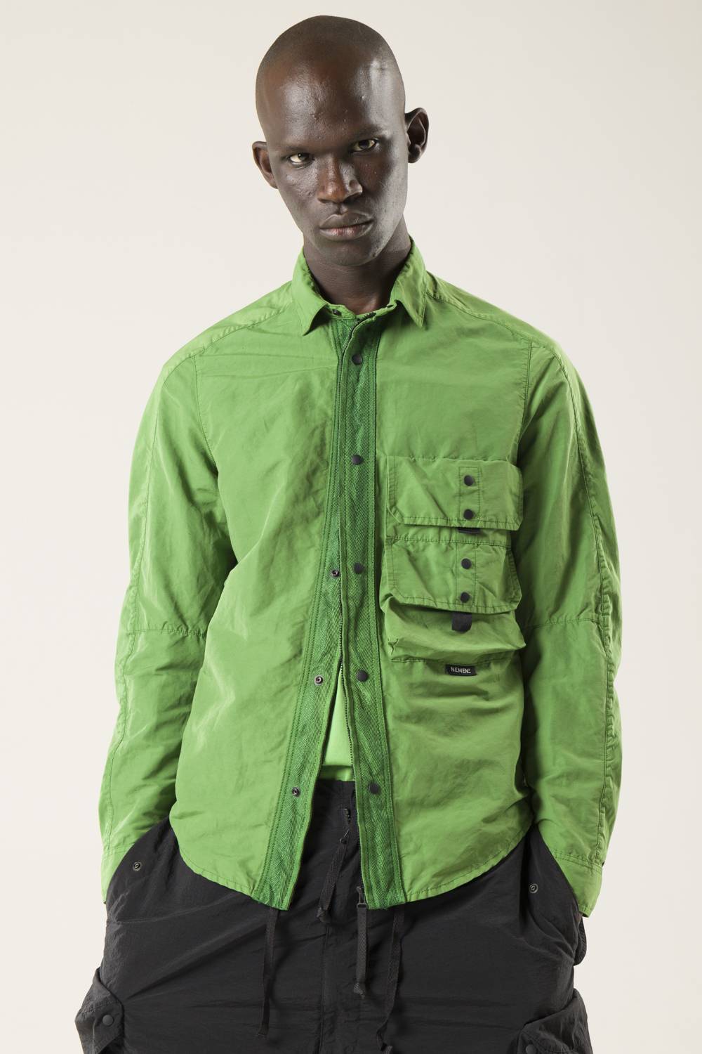 NemeN NMN_E22230_206 [CLEO ZIPPED CARGO SHIRT] Presa