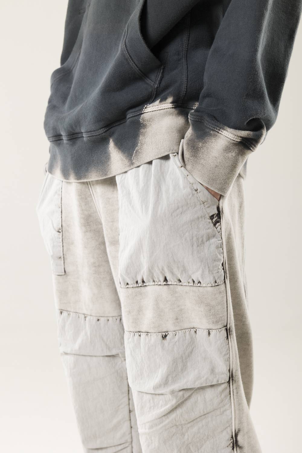 NemeN NMN_E22118F_160 [GEM DISCHARGED HOODY] In Vendita