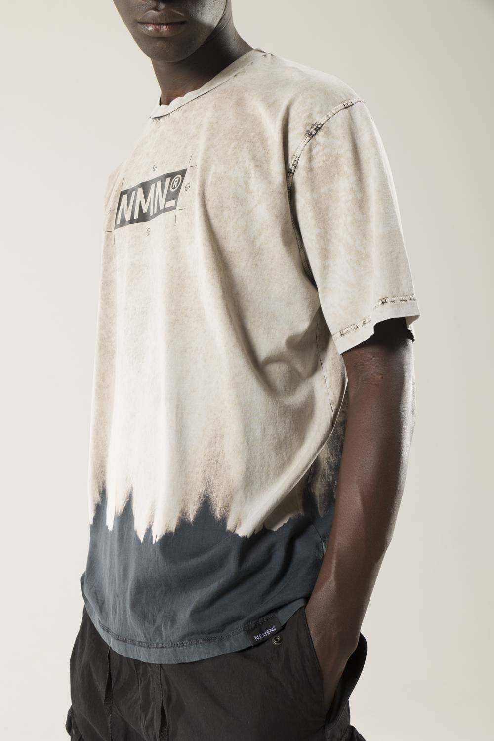 NemeN NMN_22140T_190 [NMN® LOGO DISCHARGED T-SHIRT] Negozio