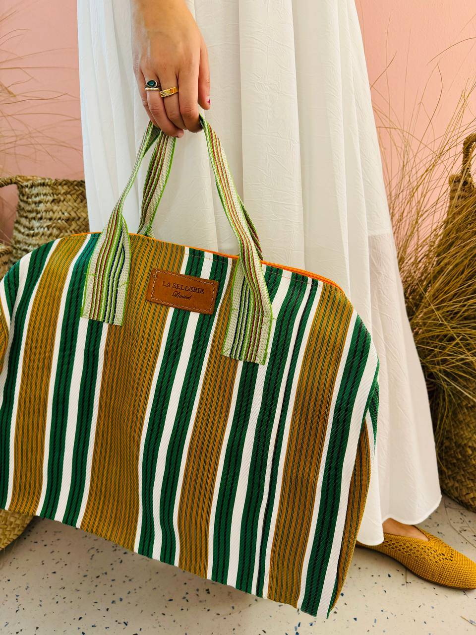 La Sellerie borsone TULUM arancio Acquista Ora