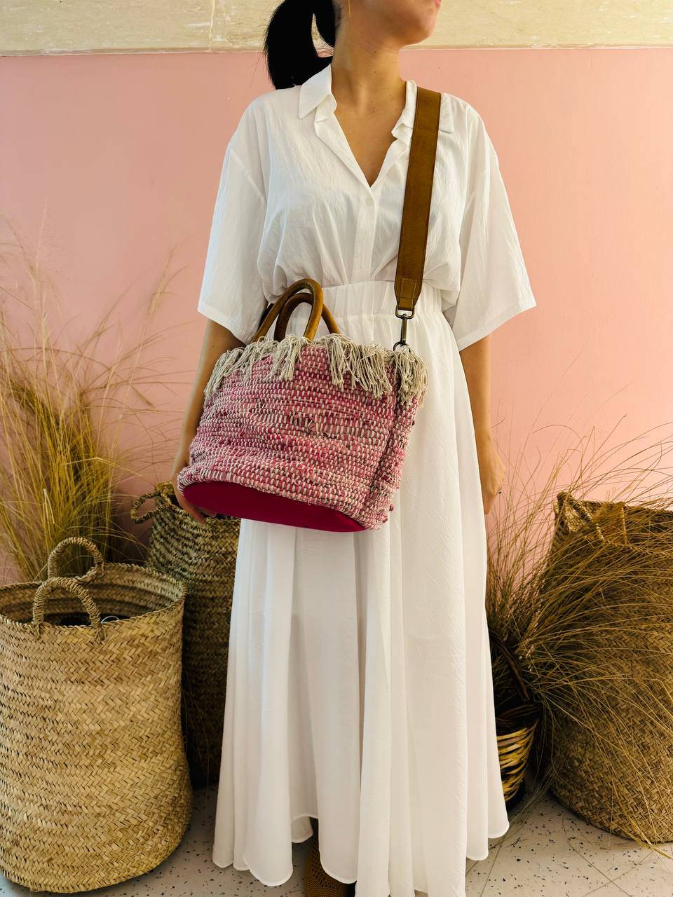 La Sellerie MASSERIA bag fucsia Sottocosto