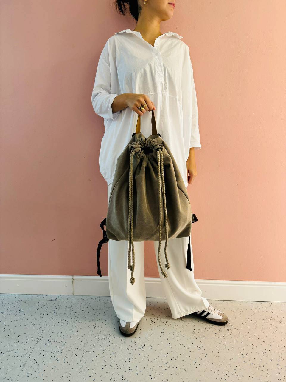 La Sellerie COUNTRY backpack beige Economico