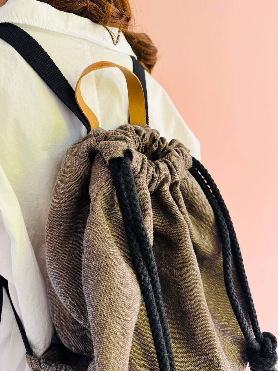 La Sellerie COUNTRY backpack light brown Online