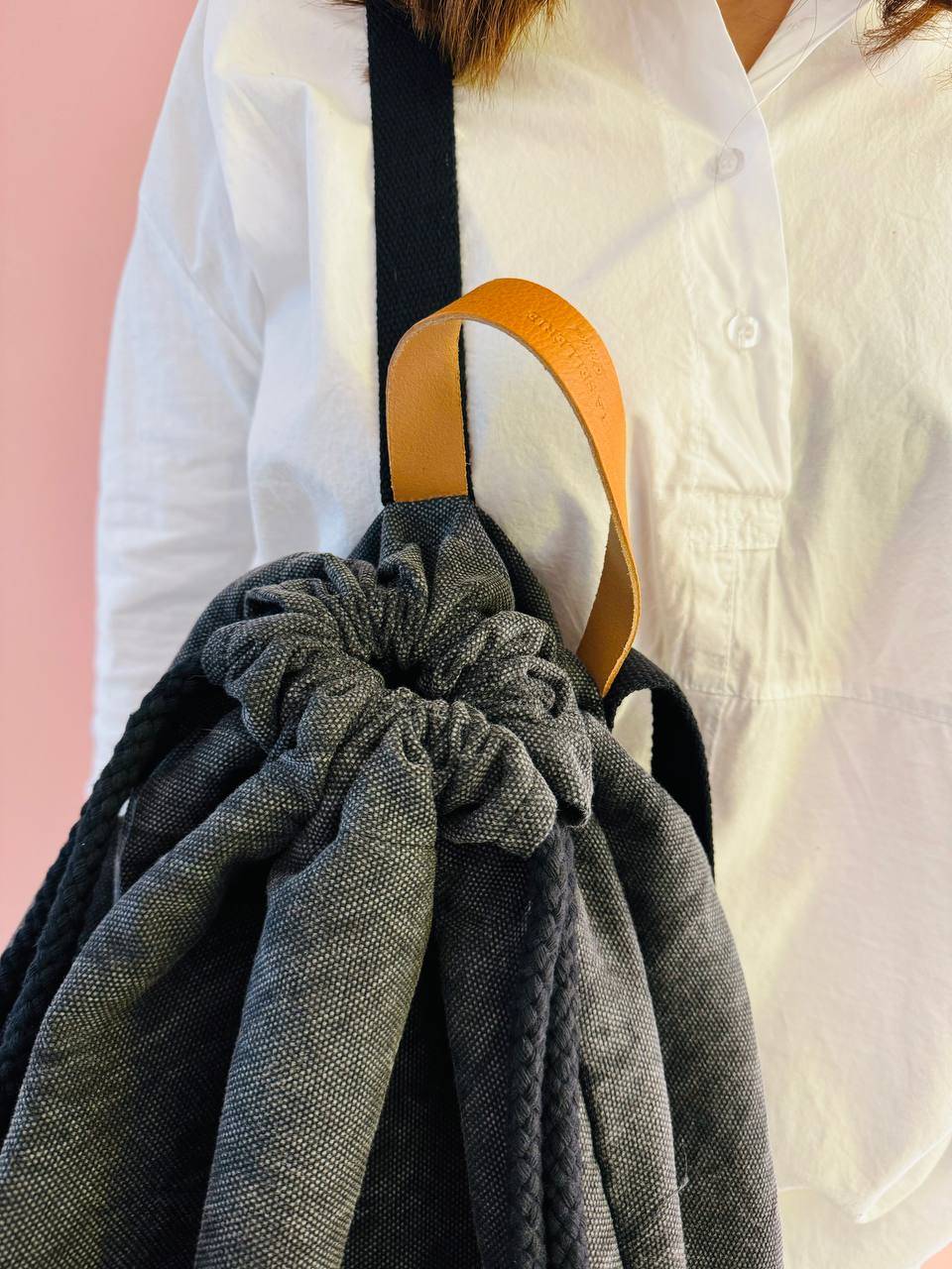 La Sellerie COUNTRY backpack grey Outlet