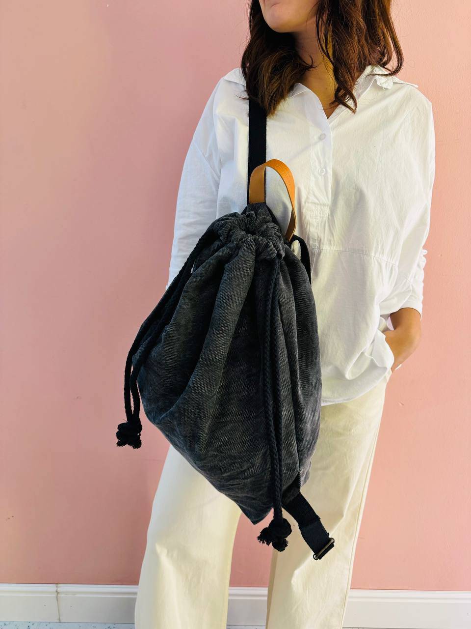 La Sellerie COUNTRY backpack grey Outlet