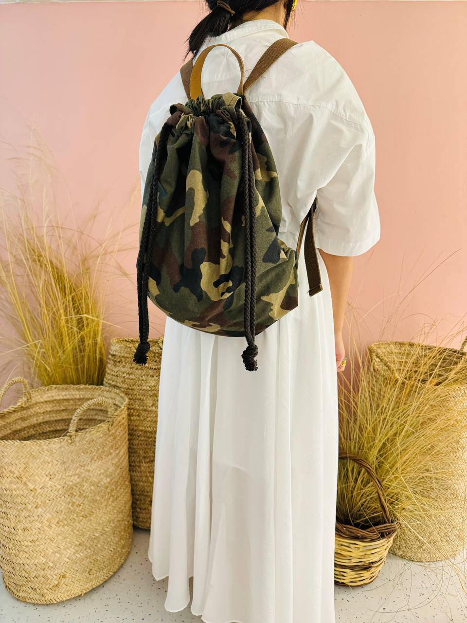 La Sellerie COUNTRY backpack military Saldi