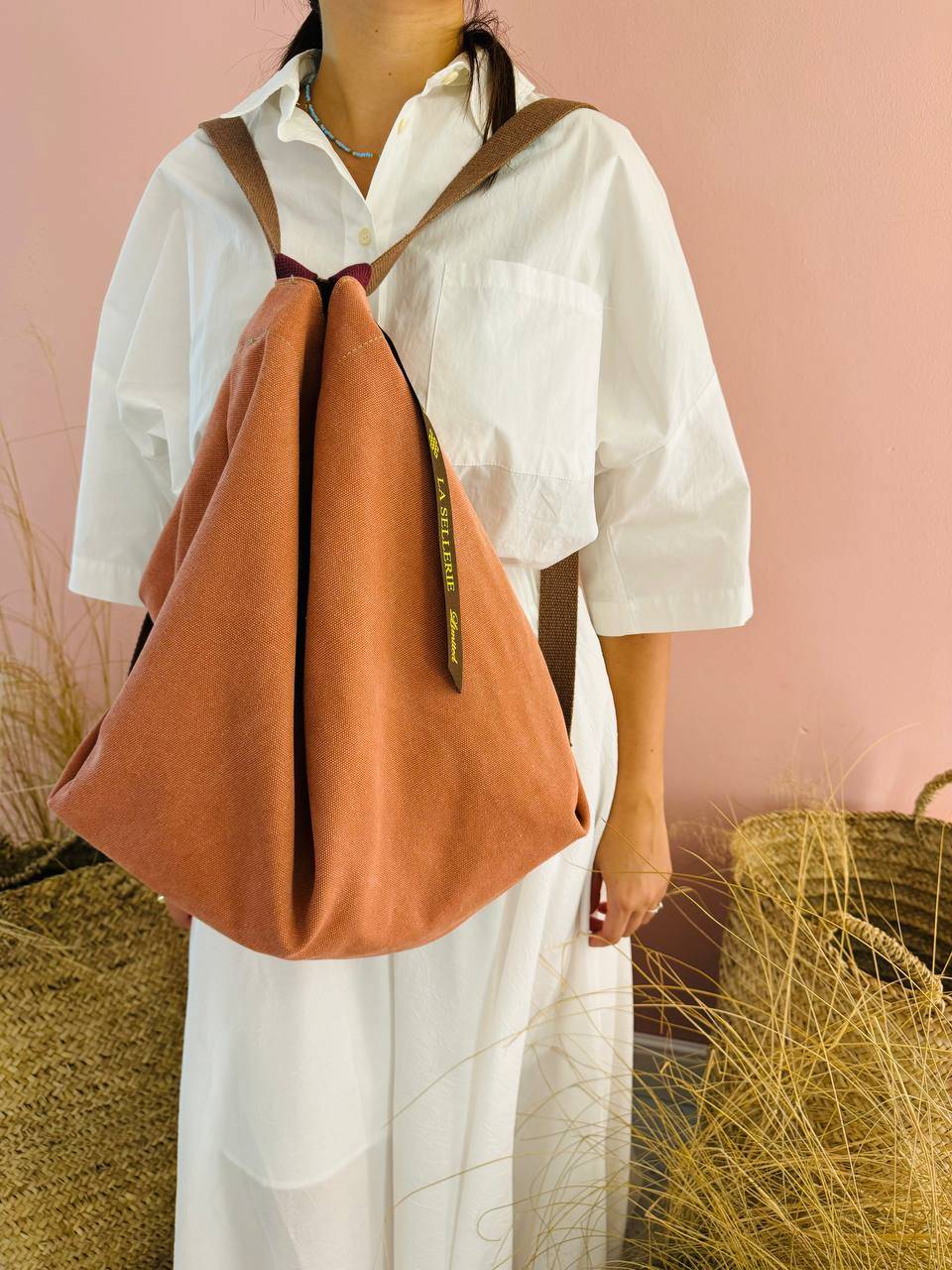 La Sellerie ZAINO POP tessuto Arancio 2025