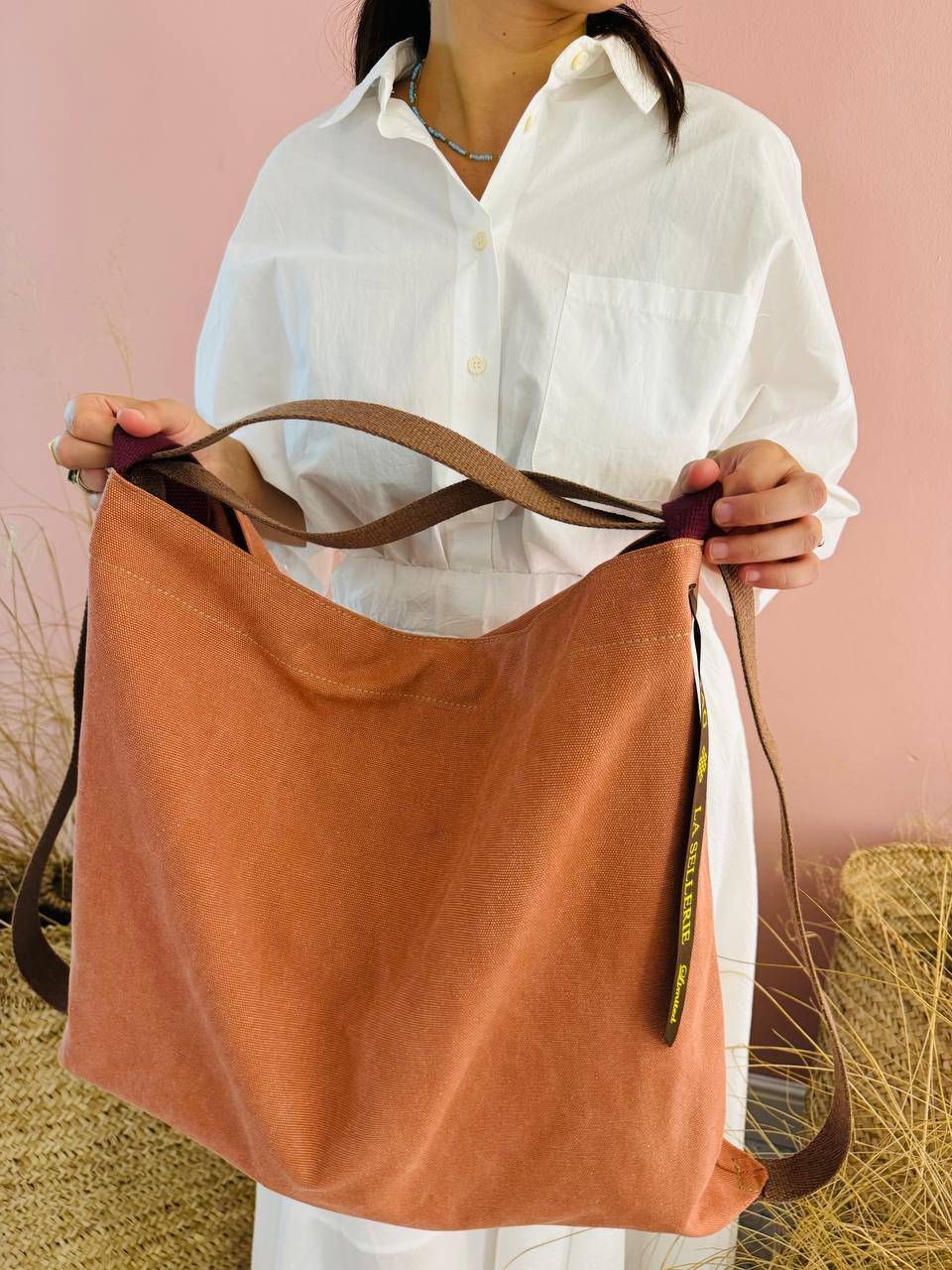 La Sellerie ZAINO POP tessuto Arancio 2025